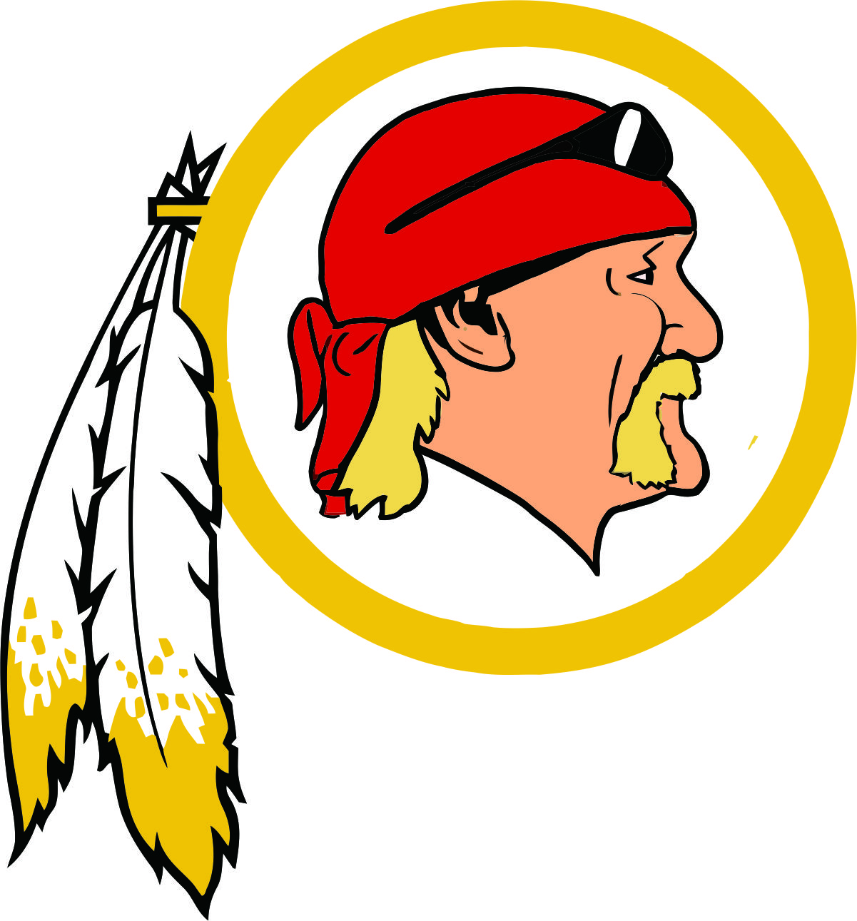 Washington Redskins Hulk Hogan Logo DIY iron on transfer (heat transfer)